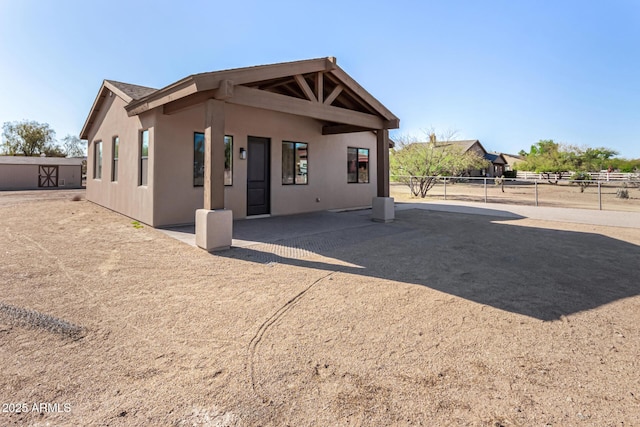 view of rear view of property