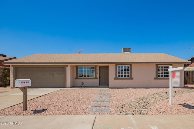 3114 W Villa Maria Dr, Phoenix, AZ 85053 - single story home featuring an attached garage, driveway, and stucco siding