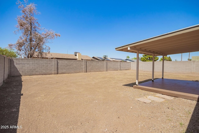3114 W Villa Maria Dr, Phoenix, AZ 85053 - fenced backyard featuring a wooden deck