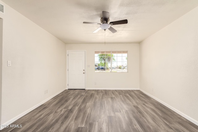 3114 W Villa Maria Dr, Phoenix, AZ 85053 - unfurnished room with wood finished floors and ceiling fan