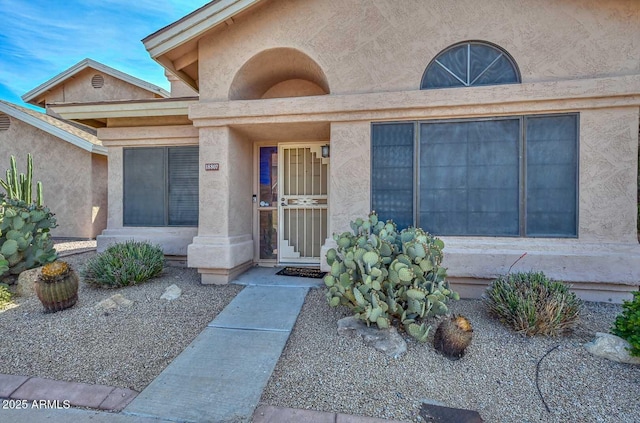 18807 N 42nd Ave, Glendale, AZ 85308 - doorway to property featuring stucco siding