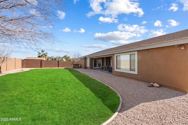 view of yard with a patio