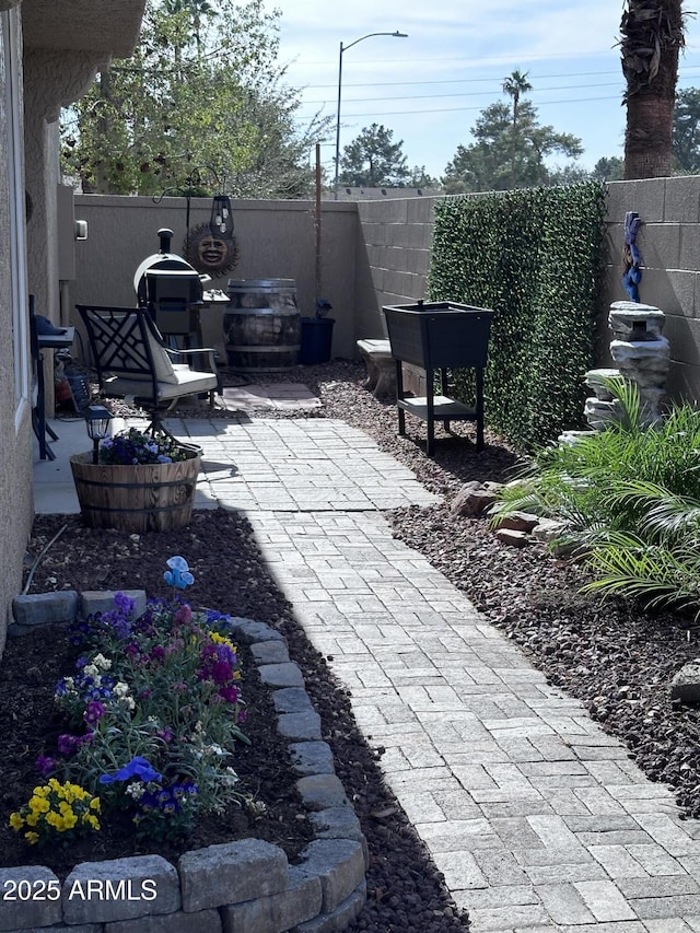 view of patio / terrace with grilling area