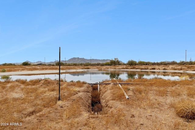 property view of water with a mountain view