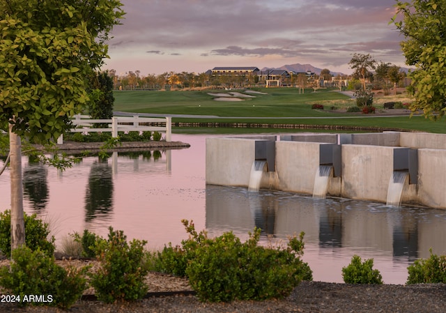 view of water feature