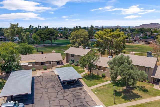 18206 N 45th Ave, Glendale, AZ 85308 - aerial view of residential area with a mountain backdrop