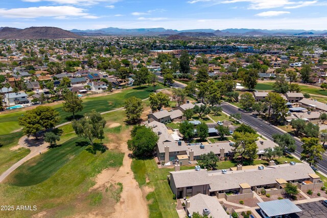 18206 N 45th Ave, Glendale, AZ 85308 - aerial view of residential area featuring a mountain backdrop and a local golf course