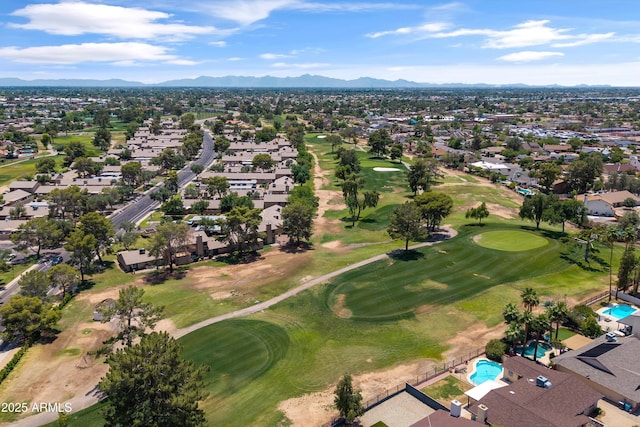 18206 N 45th Ave, Glendale, AZ 85308 - aerial perspective of suburban area with a mountain backdrop and a golf course