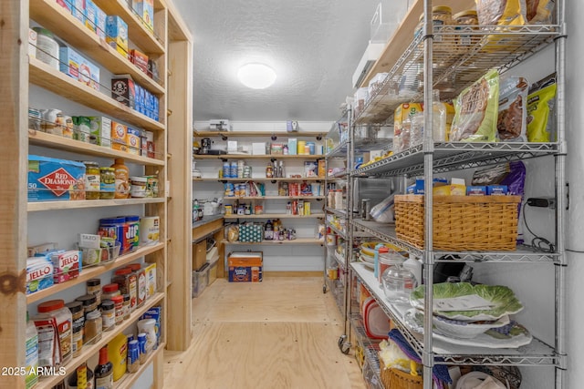 view of pantry