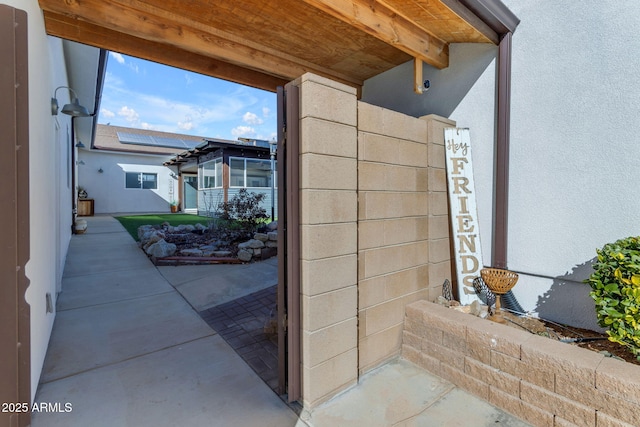 view of property entrance