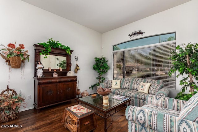 22026 N 44th Pl, Phoenix, AZ 85050 - living room featuring wood finished floors and baseboards