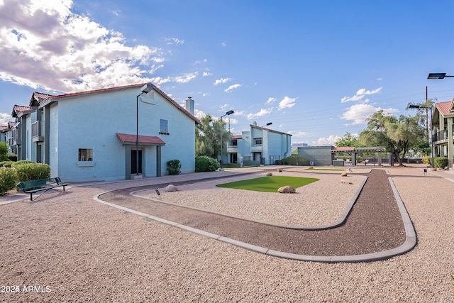 view of community