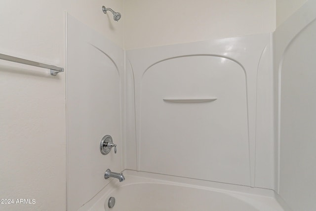 bathroom featuring bathing tub / shower combination