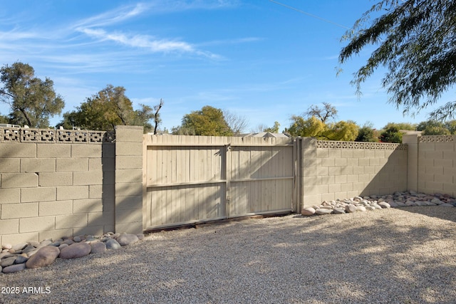 view of gate