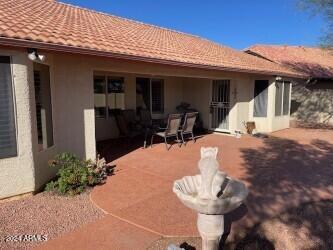 back of house featuring a patio