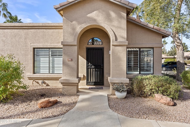 view of entrance to property