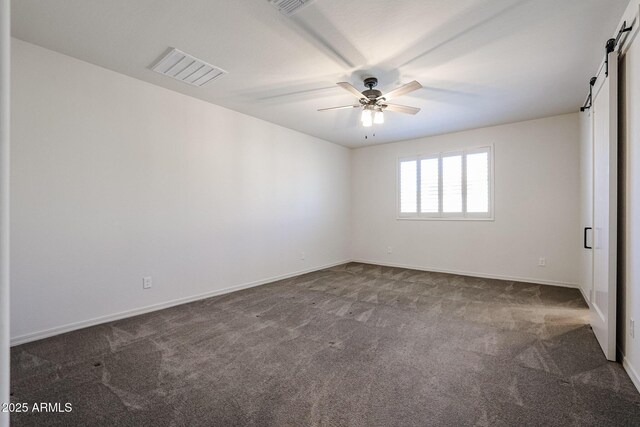 living room featuring ceiling fan and dark wood-type flooring