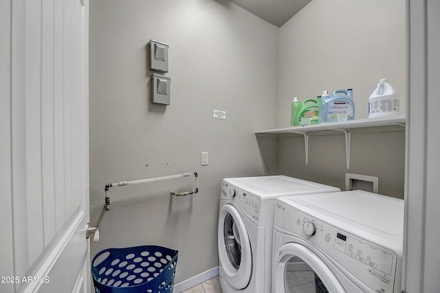 33 Monterey Cir, Sedona, AZ 86351 - laundry area with washing machine and clothes dryer and baseboards