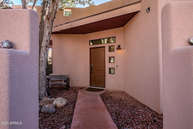 33 Monterey Cir, Sedona, AZ 86351 - view of exterior entry featuring stucco siding