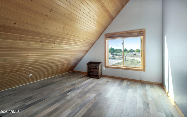4177 W Finch Hollow Ave, Chino Valley, AZ 86323 - bonus room with wood ceiling, vaulted ceiling, wood finished floors, and baseboards