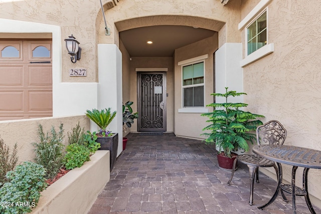 view of entrance to property