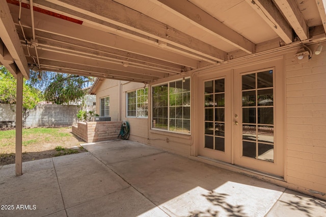 966 E Driftwood Dr, Tempe, AZ 85283 - view of patio / terrace featuring french doors