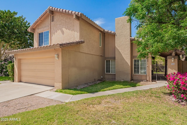 966 E Driftwood Dr, Tempe, AZ 85283 - view of front of property featuring stucco siding, concrete driveway, and a tile roof