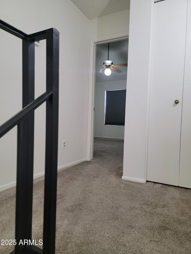 7801 N 44th Dr Unit 1036, Glendale, AZ 85301 - carpeted empty room featuring a ceiling fan and a textured ceiling