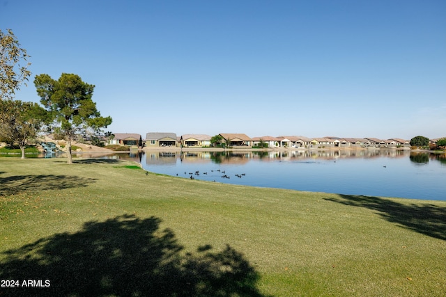 view of water feature