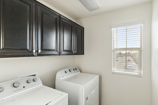 1255 N Banning, Mesa, AZ 85205 - laundry room featuring washer and clothes dryer and cabinet space