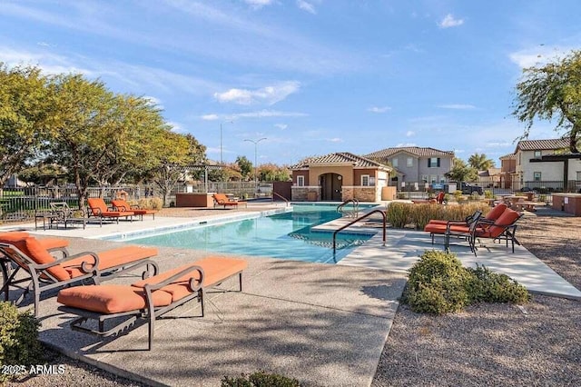 1255 N Banning, Mesa, AZ 85205 - pool with a patio area and fence