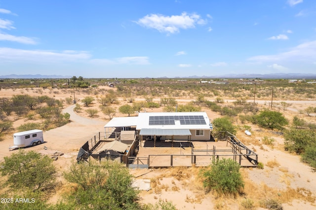 8730 E Barataria Blvd, Sierra Vista, AZ 85650 - aerial view of sparsely populated area featuring a desert landscape and a mountainous background