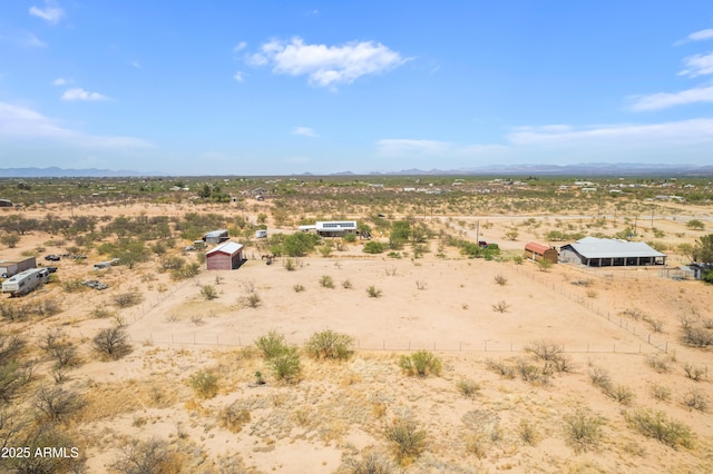 8730 E Barataria Blvd, Sierra Vista, AZ 85650 - aerial view of sparsely populated area with a desert landscape and a mountain backdrop