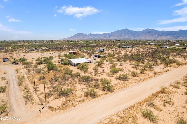 8730 E Barataria Blvd, Sierra Vista, AZ 85650 - overview of rural landscape featuring a desert landscape and a mountainous background