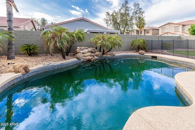 28232 N Abby Cir, San Tan Valley, AZ 85143 - view of pool with a fenced backyard