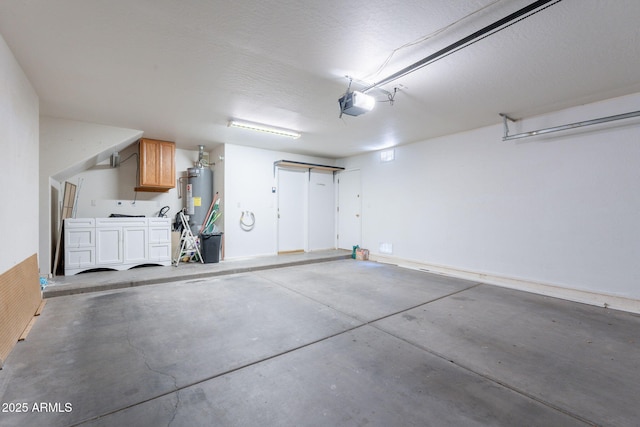 21188 N Duncan Dr, Maricopa, AZ 85138 - garage featuring water heater and a garage door opener