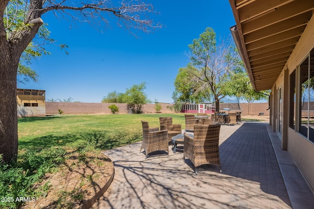 21188 N Duncan Dr, Maricopa, AZ 85138 - view of patio / terrace with outdoor dining space