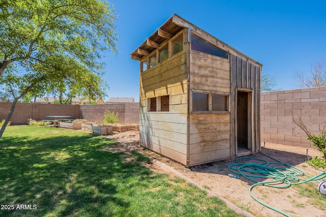 21188 N Duncan Dr, Maricopa, AZ 85138 - view of shed featuring a garden