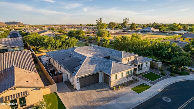 birds eye view of property featuring a residential view