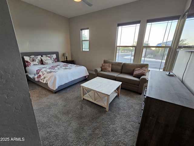 bedroom featuring carpet floors