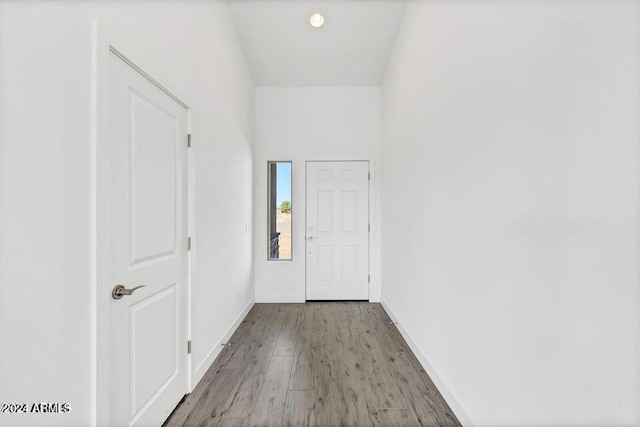 interior space featuring hardwood / wood-style flooring