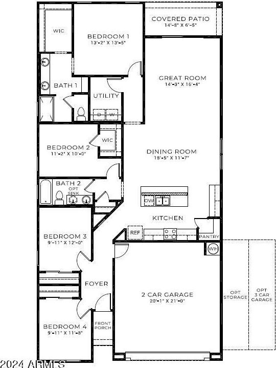 10524 W Bloch Rd, Tolleson, AZ 85353 - property floor plan