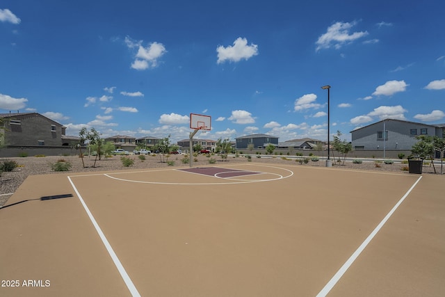 17618 W Medlock Dr, Litchfield Park, AZ 85340 - view of sport court featuring community basketball court and a residential view