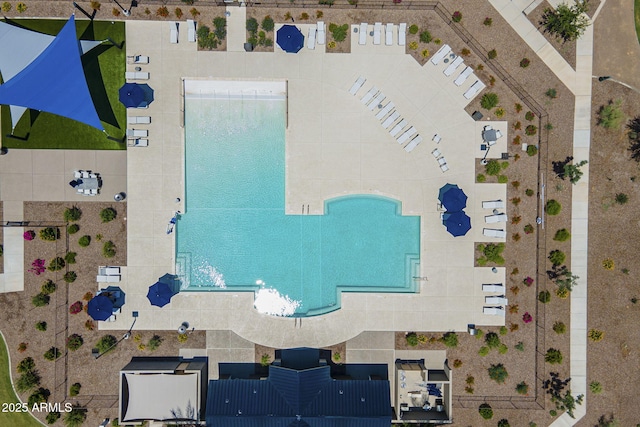17618 W Medlock Dr, Litchfield Park, AZ 85340 - drone / aerial view of a pool