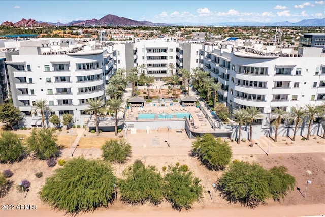 view of property featuring a mountain view