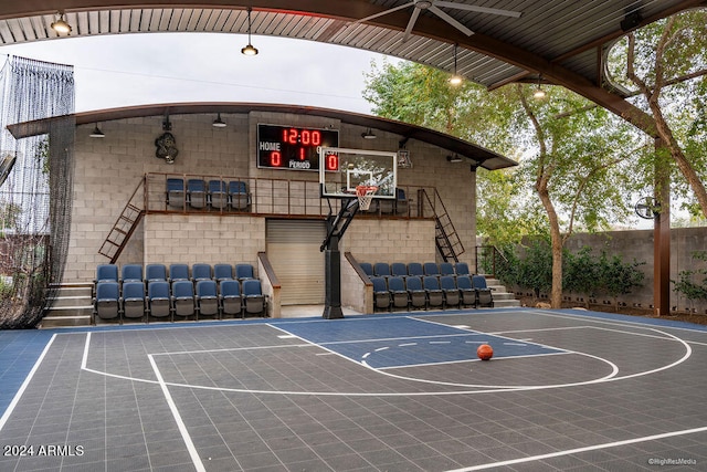 view of sport court