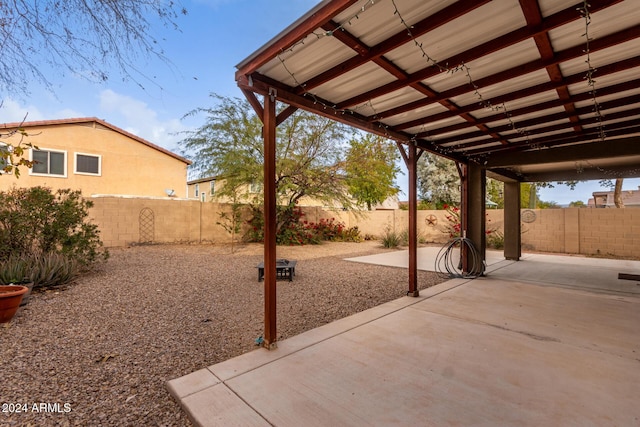 view of patio