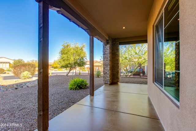 view of patio