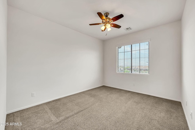9017 E June Cir, Mesa, AZ 85207 - carpeted empty room featuring ceiling fan and baseboards