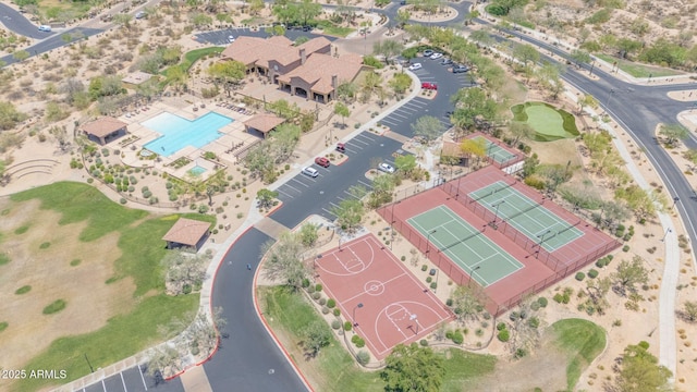 9017 E June Cir, Mesa, AZ 85207 - bird's eye view of a pool area